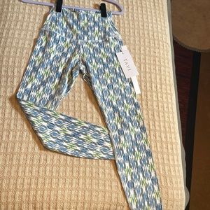 Wicking silly hugging high waisted leggings. 7:8 length